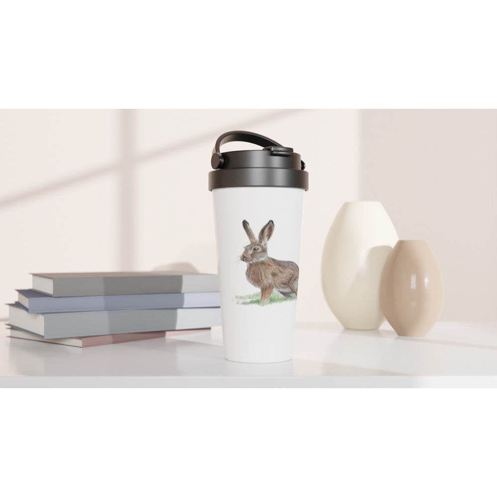 'Brown Hare' Travel Mug - Ruth's Studio 