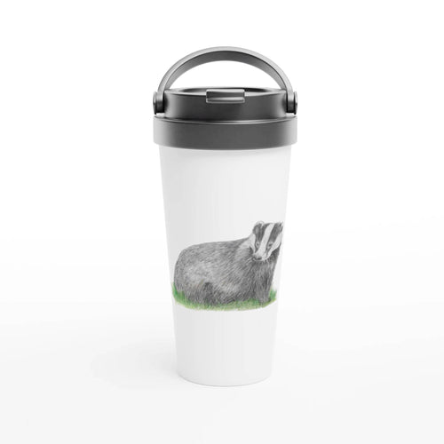 'Badger' Travel Mug - Ruth's Studio 