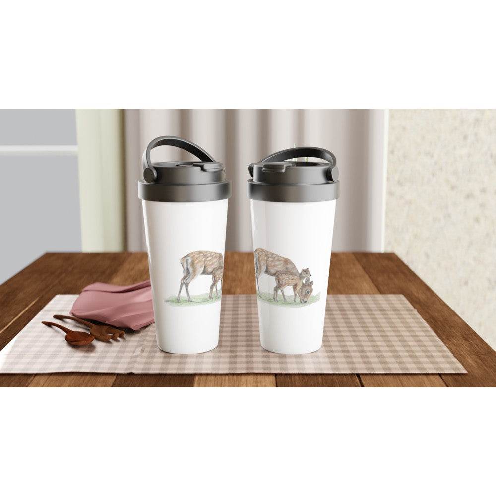 'Sika Deer' Travel Mug - Ruth's Studio 