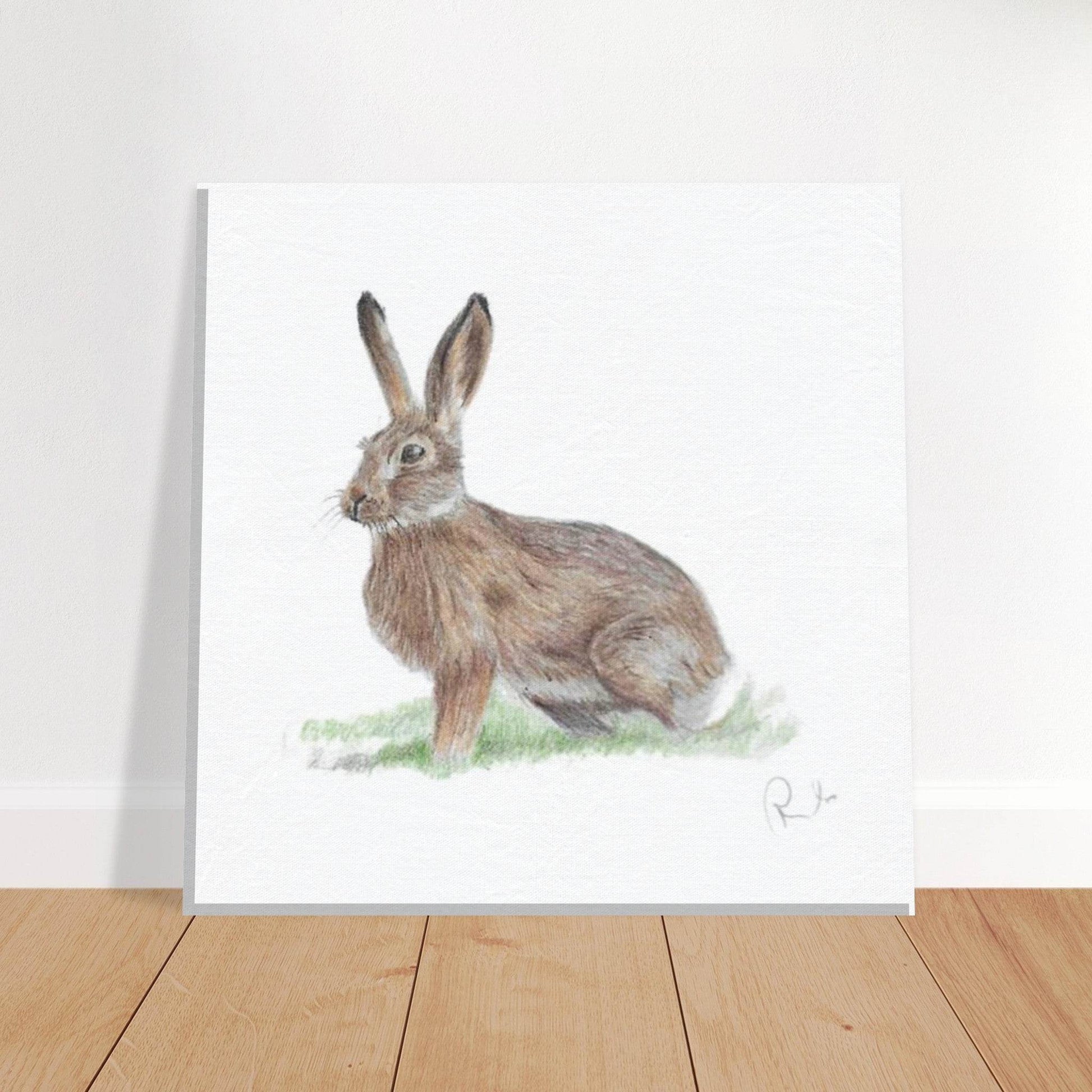 'Brown Hare' Canvas - Ruth's Studio 