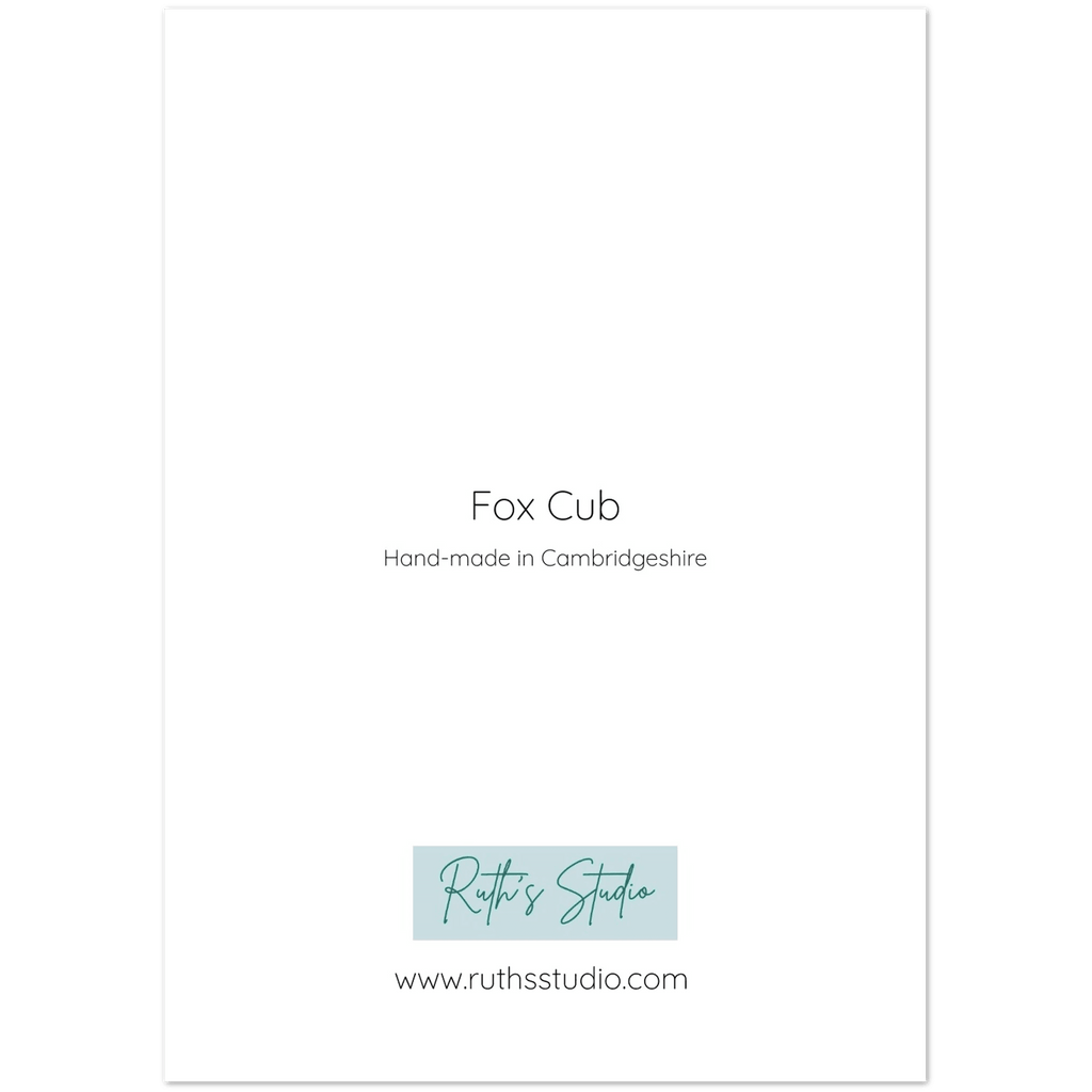 'Fox Cub' Greetings Cards (10 Pack) - Ruth's Studio 