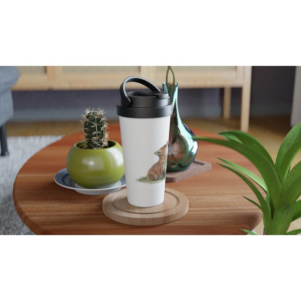'Fox cub' Travel Mug - Ruth's Studio 