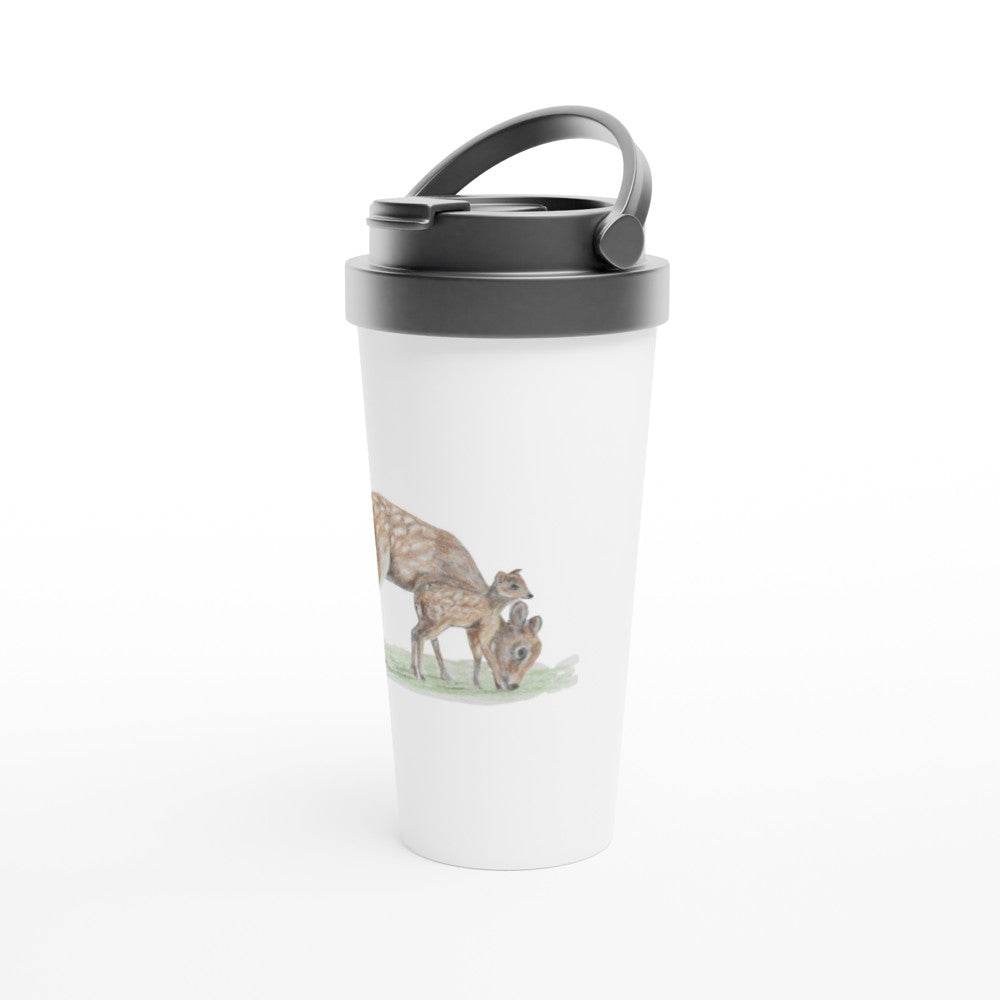 'Sika Deer' Travel Mug - Ruth's Studio 