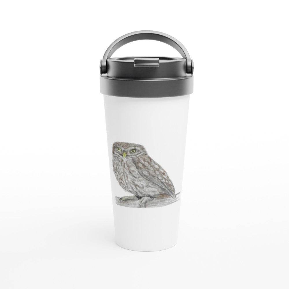 'Little owl' Travel Mug - Ruth's Studio 