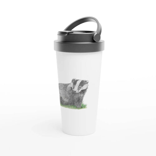 'Badger' Travel Mug - Ruth's Studio 