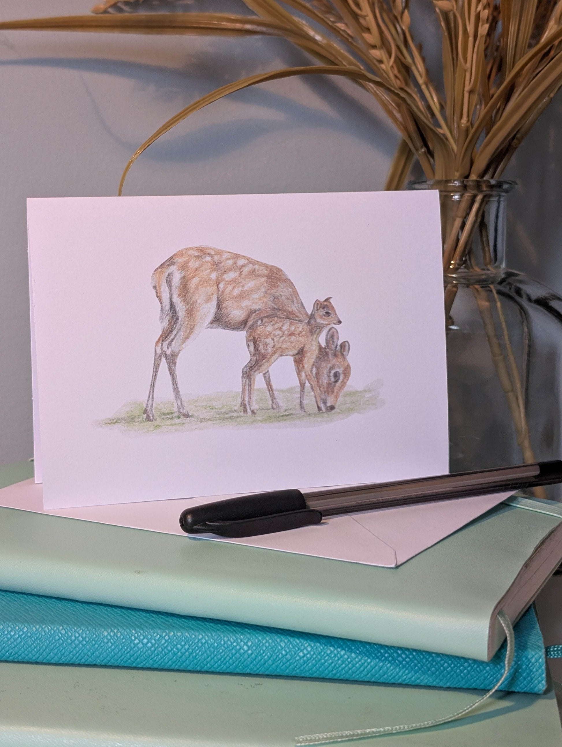 Pack of four Greetings cards - Ruth's Studio 