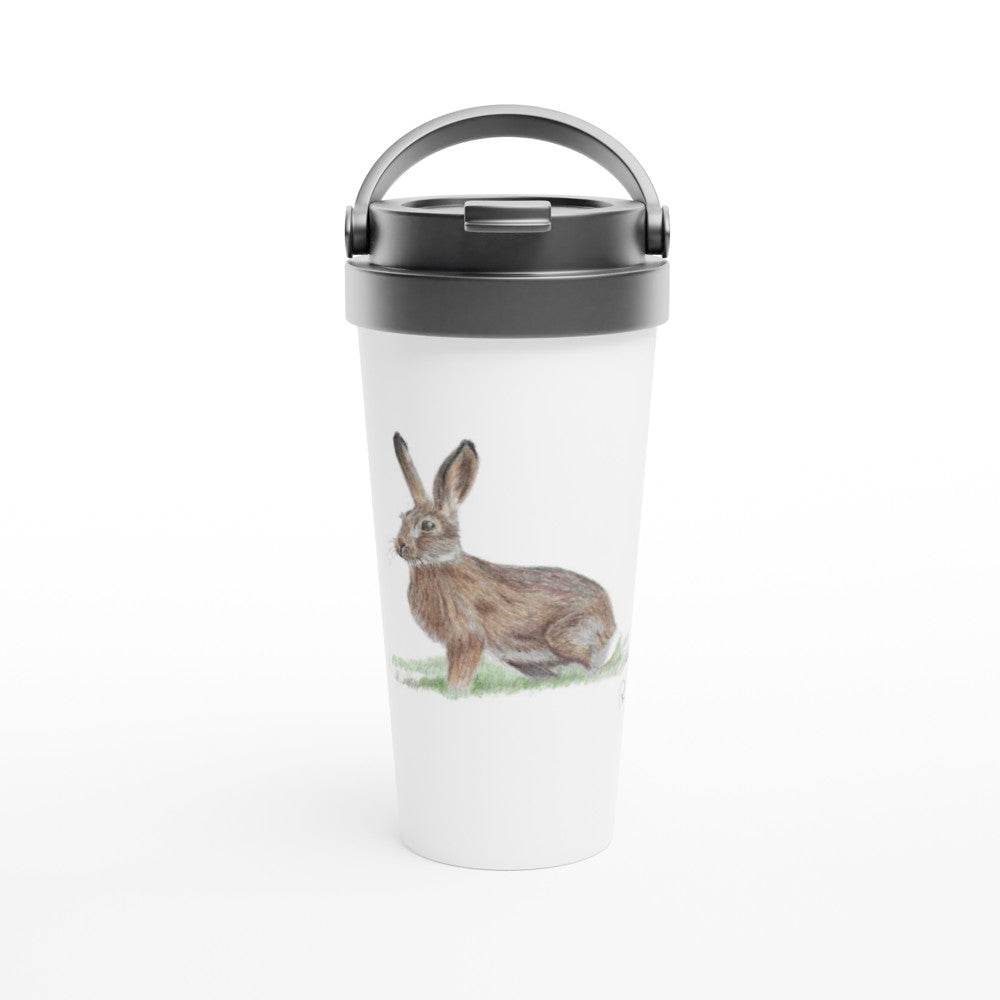 'Brown Hare' Travel Mug - Ruth's Studio 