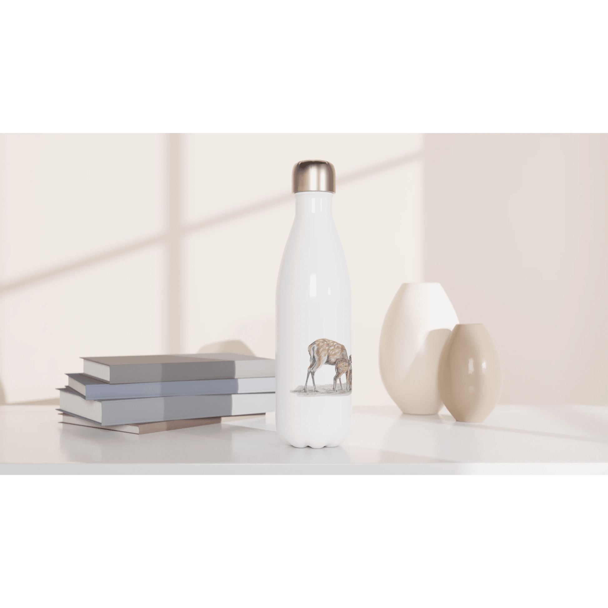 'Sika Deer' Water Bottle - Ruth's Studio 