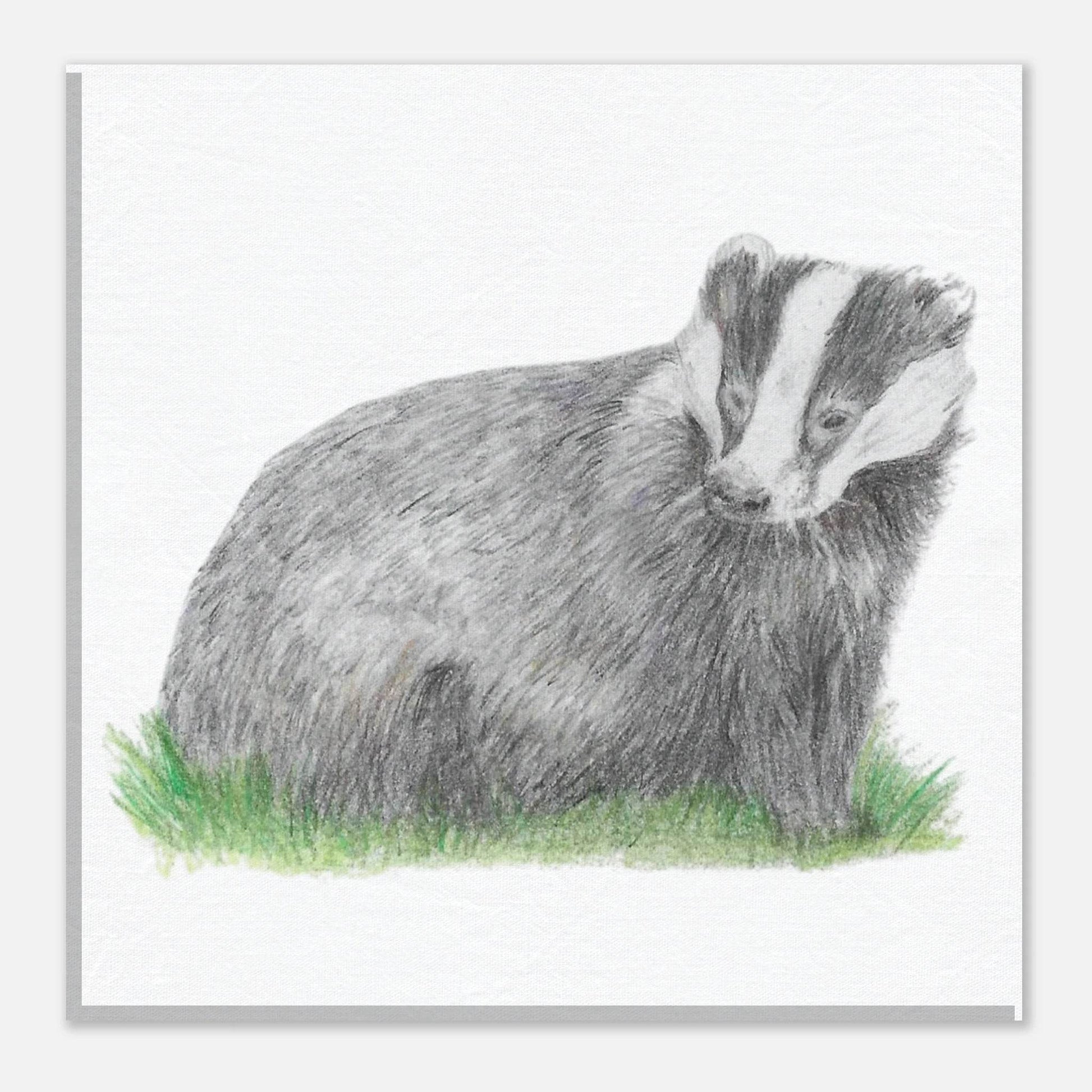 'Badger' Canvas - Ruth's Studio 