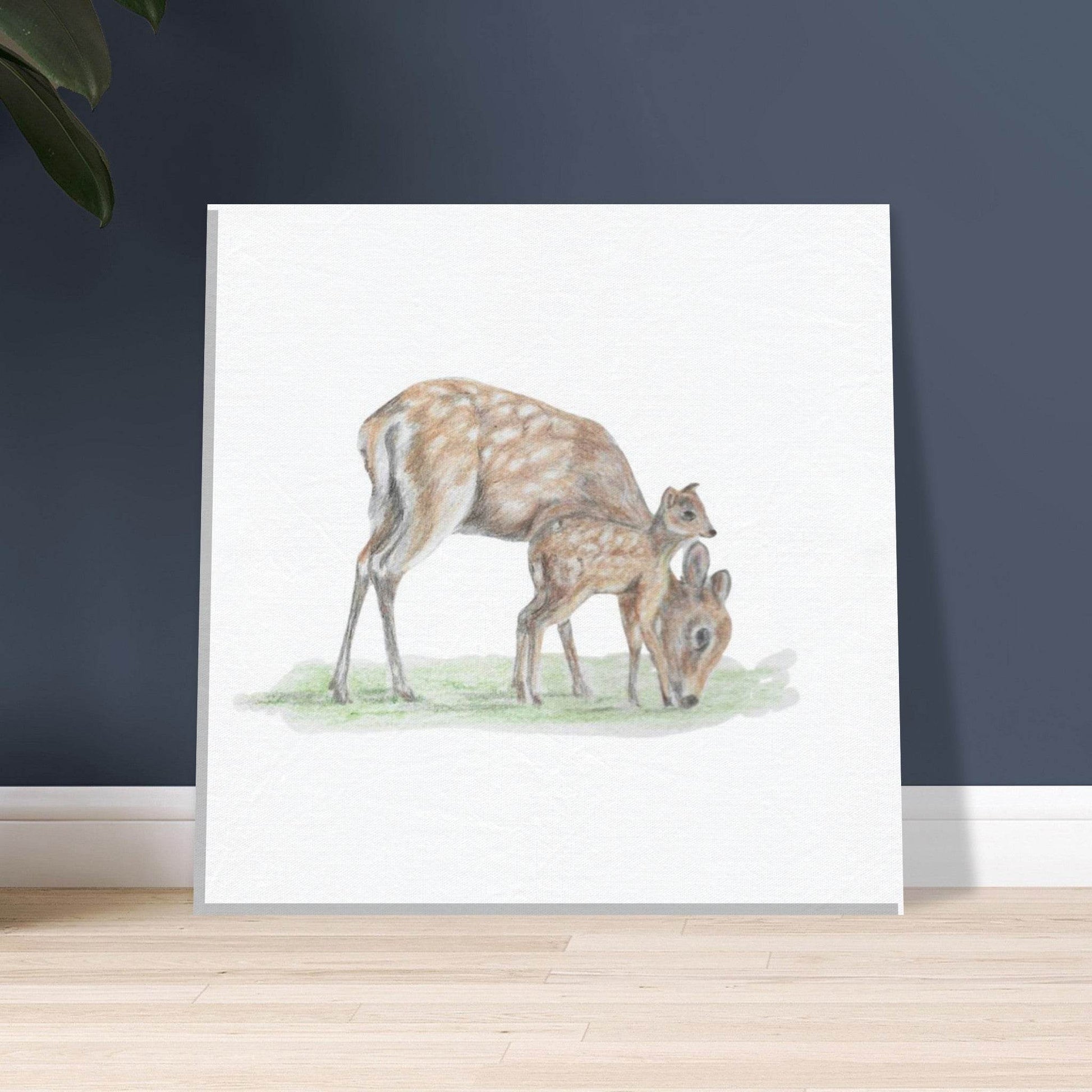 'Sika Deer' Canvas - Ruth's Studio 