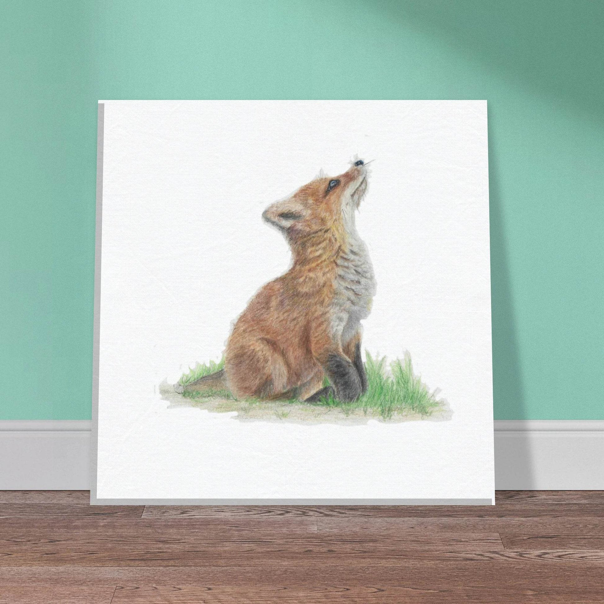 'Fox Cub' Canvas - Ruth's Studio 