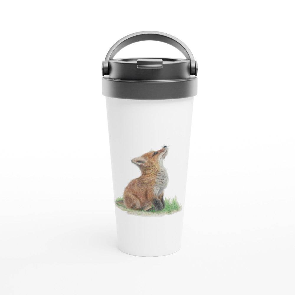 'Fox cub' Travel Mug - Ruth's Studio 