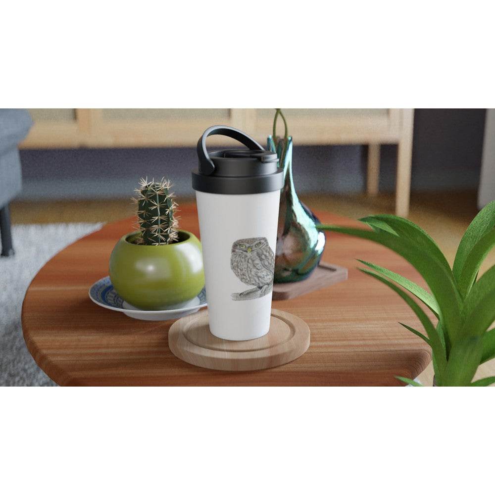 'Little owl' Travel Mug - Ruth's Studio 