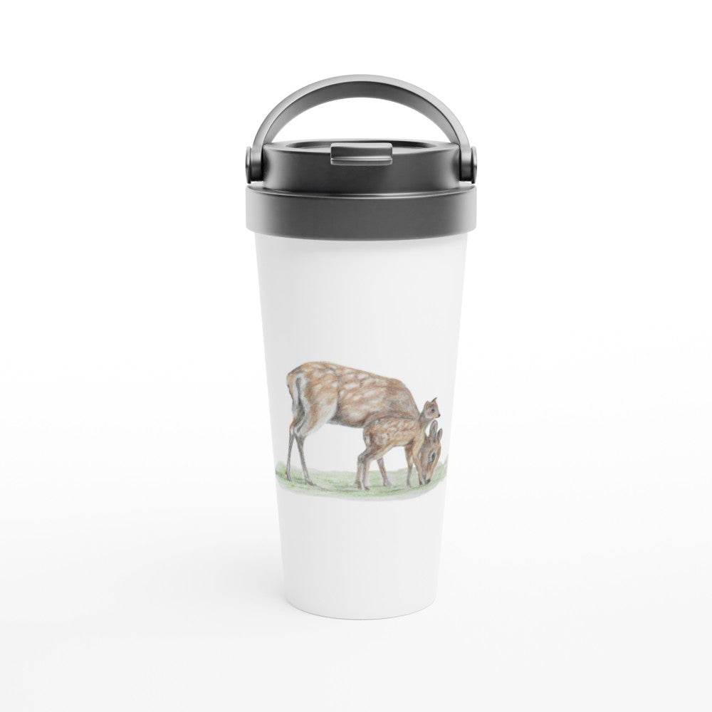 'Sika Deer' Travel Mug - Ruth's Studio 