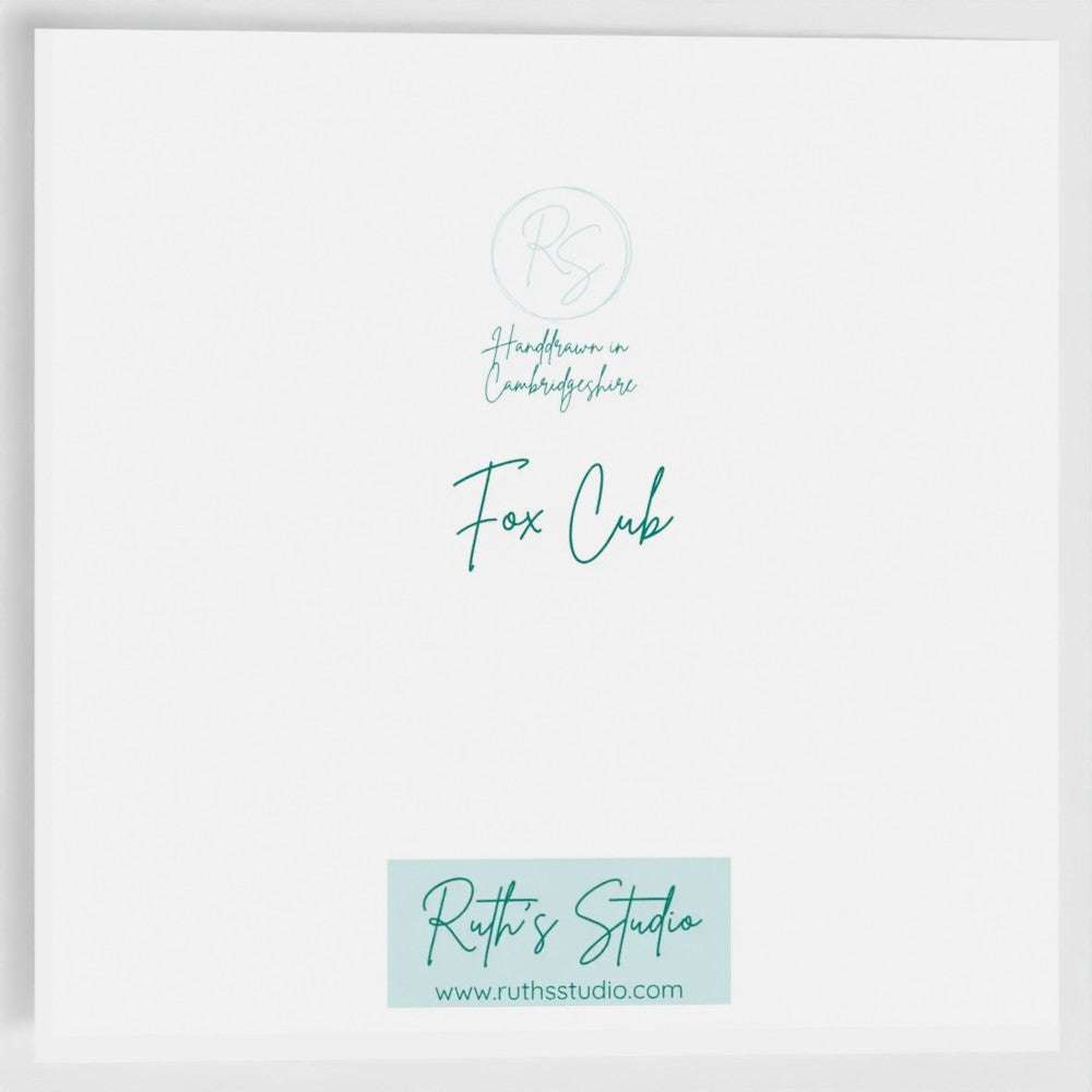 'Fox Cub' Greetings Cards