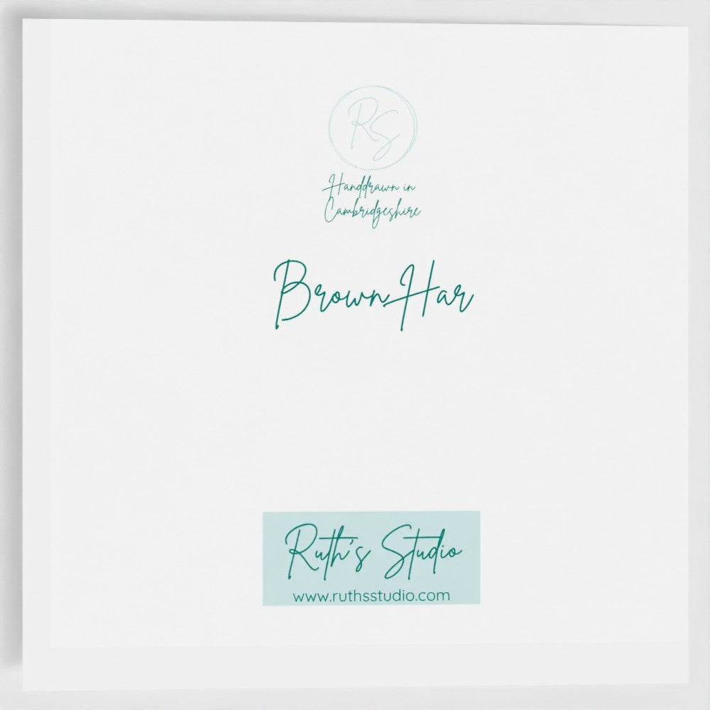 'Brown Hare' Greetings card