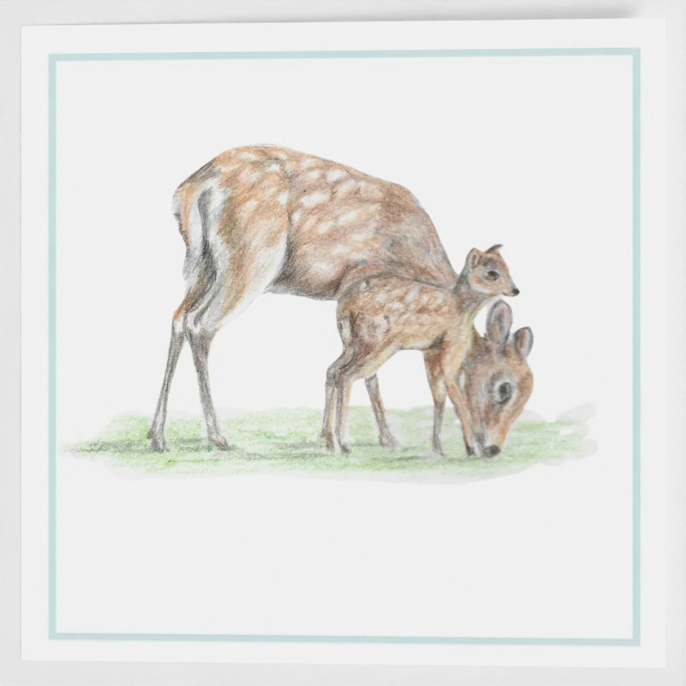 'Sika Deer' Greeting Cards