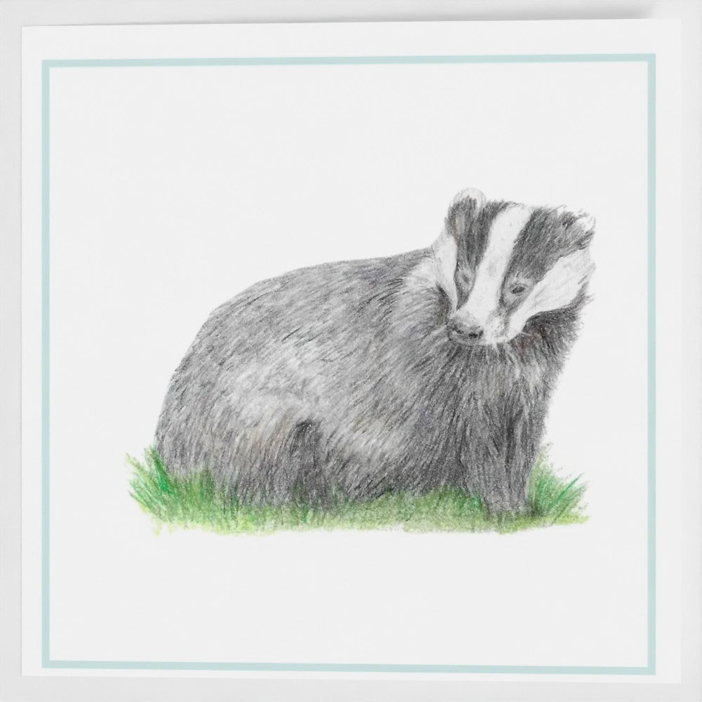 'Badger' Greeting Card