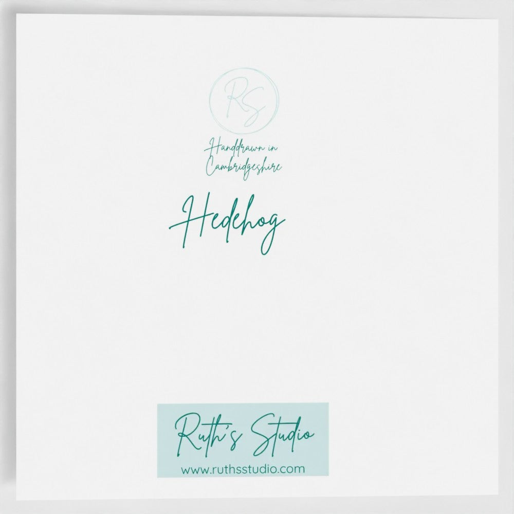 Hedgehog greetings card